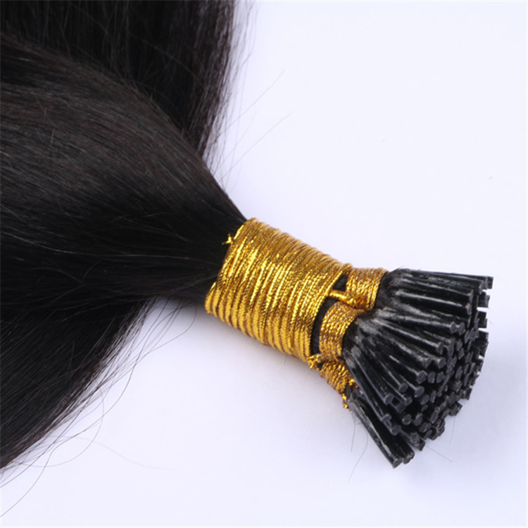 China wholesale human hair i tip human hair extensions suppliers QM041
